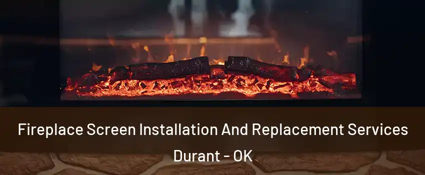  Fireplace Screen Installation And Replacement Services Durant - OK