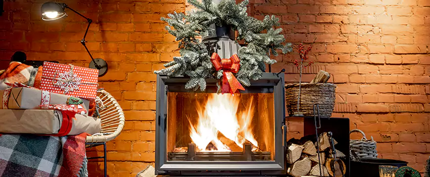 Travis Industries Linear Gas Fireplace Installation in Durant, Oklahoma