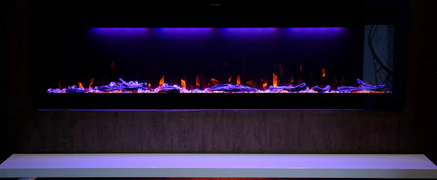 Dynamic Flame Color Fireplace Installation in Durant, OK